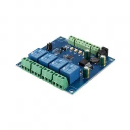 5V DC RTU 4 Channel Relay Module with 7-24V Modbus and RS485/TTL Anti-reverse Connection image 1