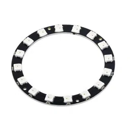 16Bit WS2812B 5050 RGB LED Built-in Full Color Driving Lights Circular Development Board image 1