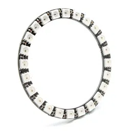 24 Bit WS2812 5050 RGB LED Built-in Full Color Driving Lights Circular Development Board image 1