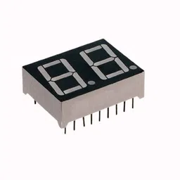 0.56 inch Red 2 Digit 7 Segment LED Display CC 18pin - 2Pcs image 1