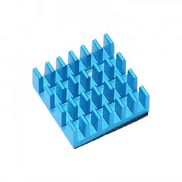 Set of Blue Aluminum Heatsink for Raspberry Pi image 3