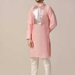 KISAH Yoke Design Regular Gotta Patti Kurta with Trouser image 2