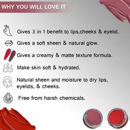 Seven Seas Set of 2 Lips & Cheek Smudge-Proof Tint with Vitamin C - 8 g each image 4