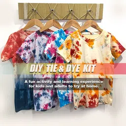 luyk Kids Red & White Tie & Dyed DIY T-shirt Kit-picture-7