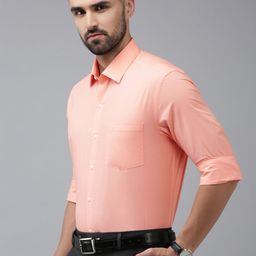 Arrow Men Original Slim Fit Solid Pure Cotton Formal Shirt-picture-31