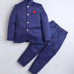 DKGF FASHION Boys Single-Breasted Two-Piece Party Suit-image-17