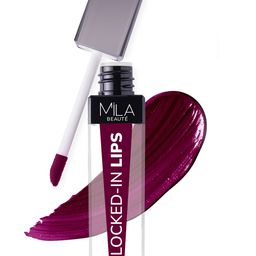 MILA BEAUTE Locked In Lips Liquid Lipstick With Hyaluronic Acid -4.5 ml -Blackcurrant Cake-93