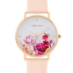 JOKER & WITCH Women White Printed Dial & Pink Leather Straps Analogue Watch AMWW587-image-71