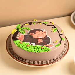Monkey Jungle Adventure Cake-image-23