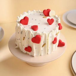 Red Velvet Little Heart Cake-15