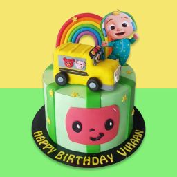 Playful Cocomelon Theme Cake-image-12
