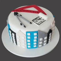 Architect Theme Fondant Cake-image-35