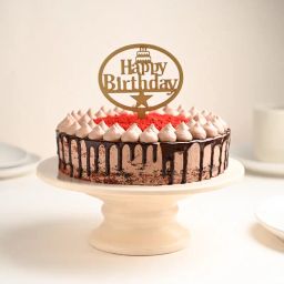Happy Birthday Red Velvet Choco Cake-image-87