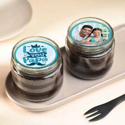 Admirable Papa Personalised Jar Cakes-image-4
