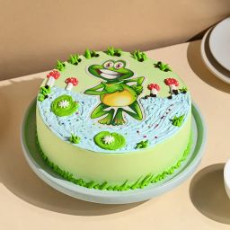 Wild Wonderland Cute Frog Cake-image-10