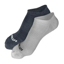 Heelium Men Pack of 2 Odour-Free Breathable Anti-Bacterial Bamboo Ankle Length Socks-image-15