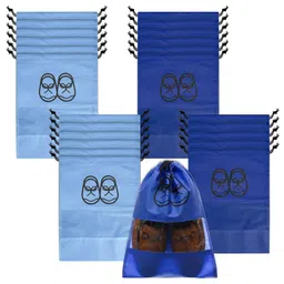 Kuber Industries 24 Pcs Printed Waterproof Breathable Shoe Bags-image-87