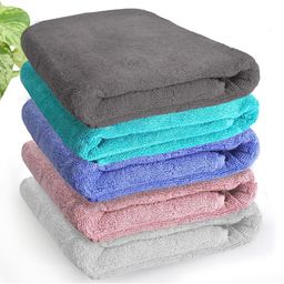Heelium 5 Pieces 600 GSM Anti Bacterial Quick Absorbent Super Soft Bamboo Bath Towels-5