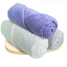 Heelium White & Grey 3 Pieces 600 GSM Quick Absorbent Anti Bacterial Bamboo Bath Towels-9