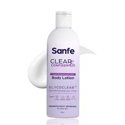 Sanfe Clear & Confident Glycoclear Curd Derived Lactic Acid Body Lotion - 200ml-image-45