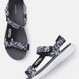 AMP Women Printed Open Toe Flats-image-82