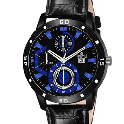 SWISSTYLE Men Black Brass Dial & Black Straps Analogue Watch-30