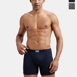 Jockey Men Pack Of 3 Ribbed Trunks 8008-0305-BNVCM-image-68