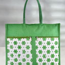 Kuber Industries Geometric Printed Oversized Shopper Tote Bag image 1
