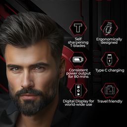 BEARDO ApeX Go Pocket Trimmer - Black image 3
