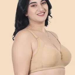 KOMLI Pack Of 2 Plus Size Full Coverage Cotton Minimiser Bra With All Day Comfort image 2