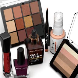 Bella Voste Set Of 7 Professional Ruby Red Radiance Makeup Combo-51