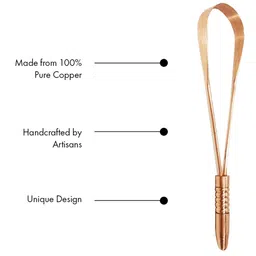 Perfora Pure Copper Tongue Cleaner - Copper-Toned-image-55
