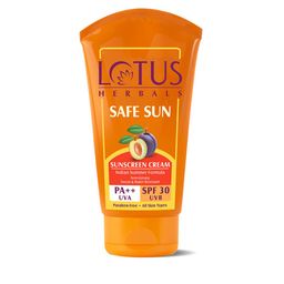 Lotus Herbals Sustainable Safe Sun PA++ SPF 30 Sun Block Cream 50 g-24