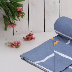 RRC Grey &Yellow Geometric Printed Microfiber Cotton Single Duvet Cover-picture-5