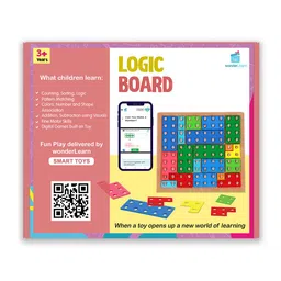 wonderLearn Kids White & Pink  Math Logic Board Learning and Development Toys-14