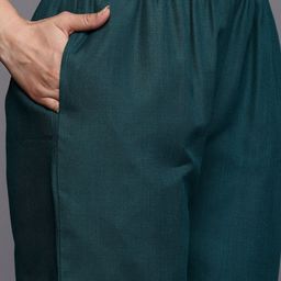 Varanga Floral Yoke Design Regular Sequinned Kurta With Trousers & Dupatta image 3