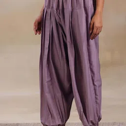 Libas Striped Regular Thread Work Kurta with Salwar & With Dupatta image 3