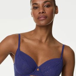 Marks & Spencer Floral Full Coverage Underwired Non Padded Balconette Bra-picture-23