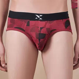 Masch Sports Pack Of 2 Printed Anti Microbial Basic Briefs BRF-2-PRT-EI-RED-ET-RED-picture-11