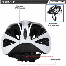 STRAUSS Set Of 2 Printed Lightweight Detachable Visor Open Face Helmet image 3