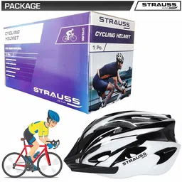 STRAUSS Set Of 2 Printed Lightweight Detachable Visor Open Face Helmet image 2
