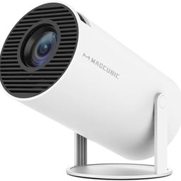 magcubic Mini Portable Keystone Projector, 4K/200 Ansi Smart Video Projector With Wifi 6, Bt 5.0, 130 Inch, 180 Degree Rotation, Android 11.0 Integrated Operating System, Grey image 4