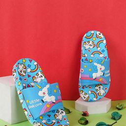 BAESD Kids Printed Sliders-29