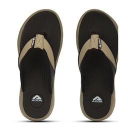 Adda Men Colourblocked Rubber Thong Flip-Flops-image-8