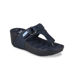 Adda Women Navy Blue Solid Sandals-23