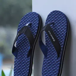 BRAND VILLA Men Rubber Lightweight Thong Flip-Flops-image-68