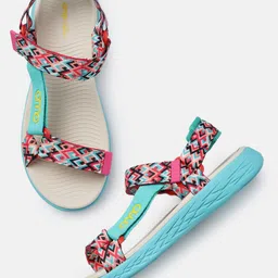 AMP Women Printed Open Toe Flats-picture-19