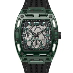 GUESS Men Skeleton Trend Phoenix Multifunction Analogue Watch GW0499G7-22