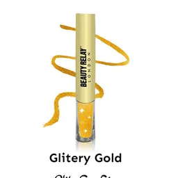 BeautyRelay London Make Your Eyes Twinkle Glitz Eye Liner 2.5ml - Glitery Gold-31