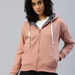 ADBUCKS Fur Lined Hooded Sweatshirt-image-96